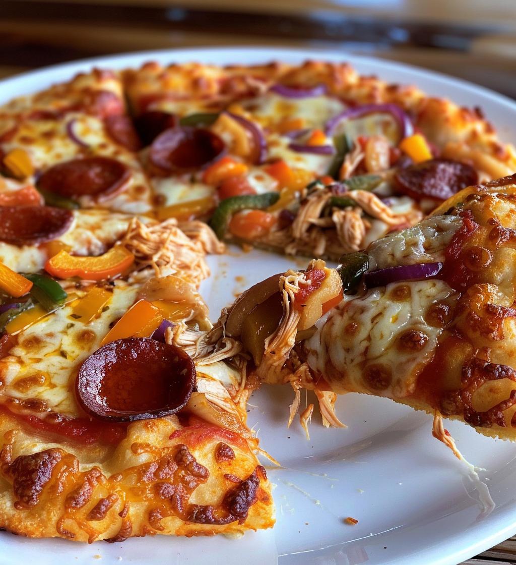 Chicken Crust Pizza Recipe - detail 1