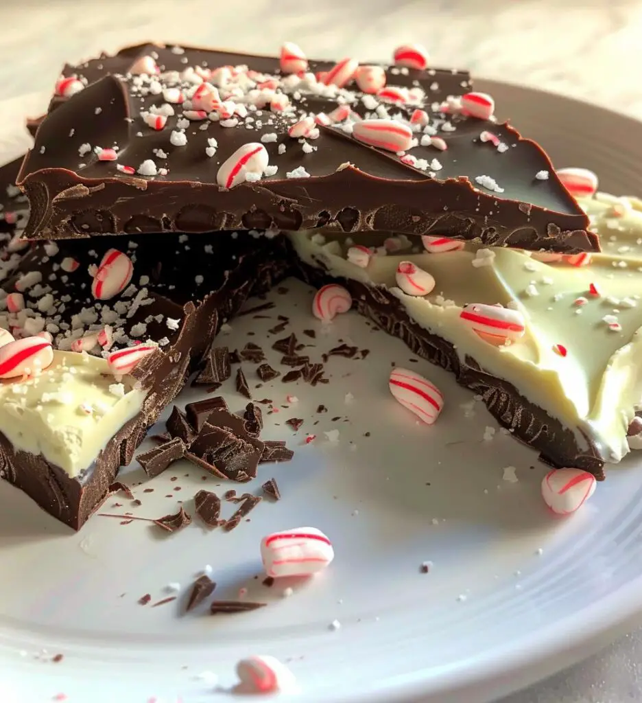 Chocolate peppermint bark