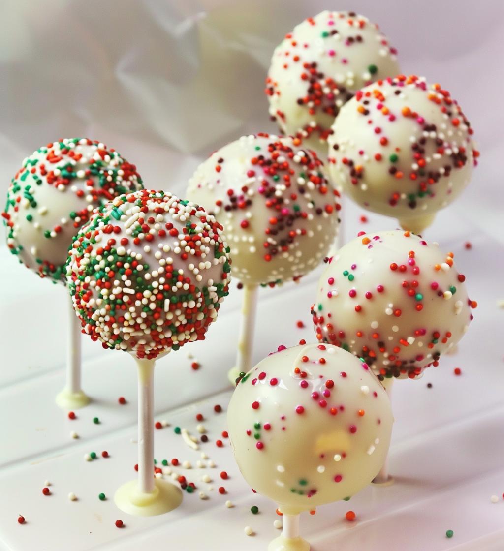 Christmas cake pops - detail 1