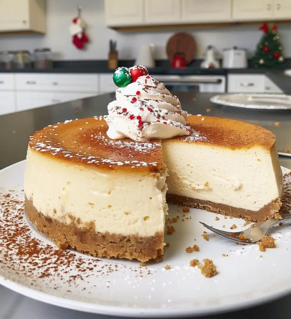 Christmas cheesecake