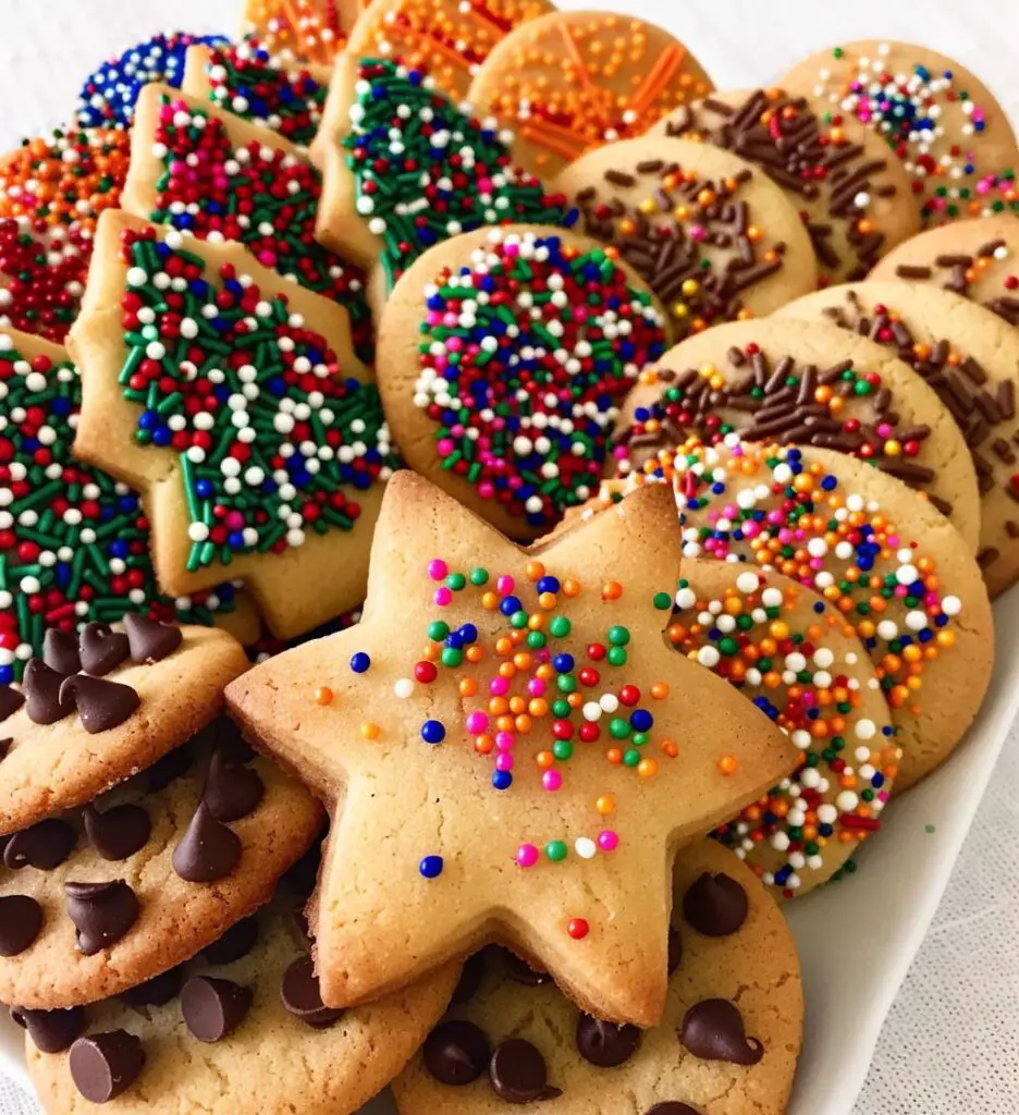 Christmas cookie platter