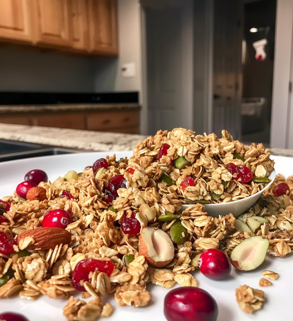 Christmas granola - detail 1