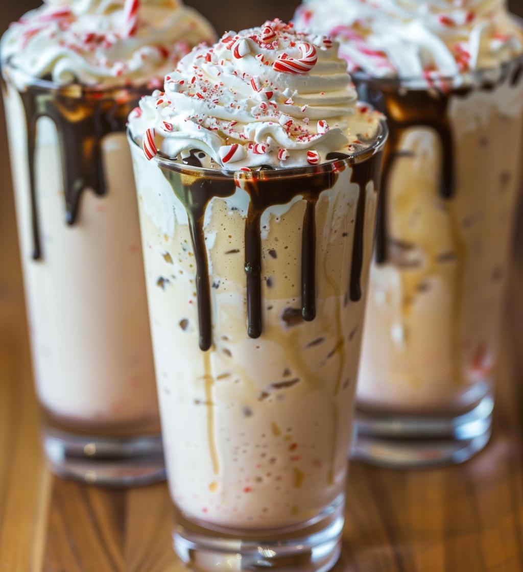 Christmas milkshakes - detail 1