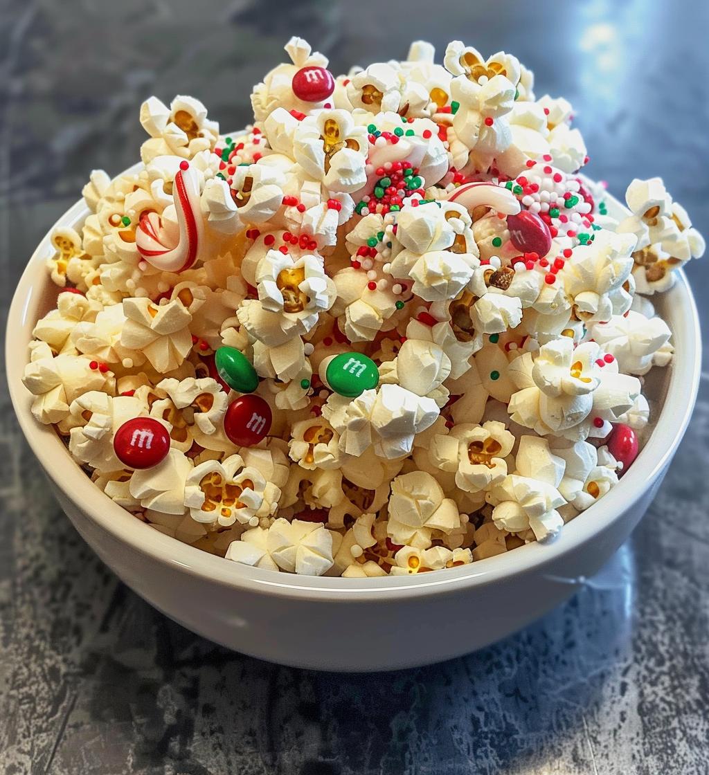 Christmas popcorn - detail 1