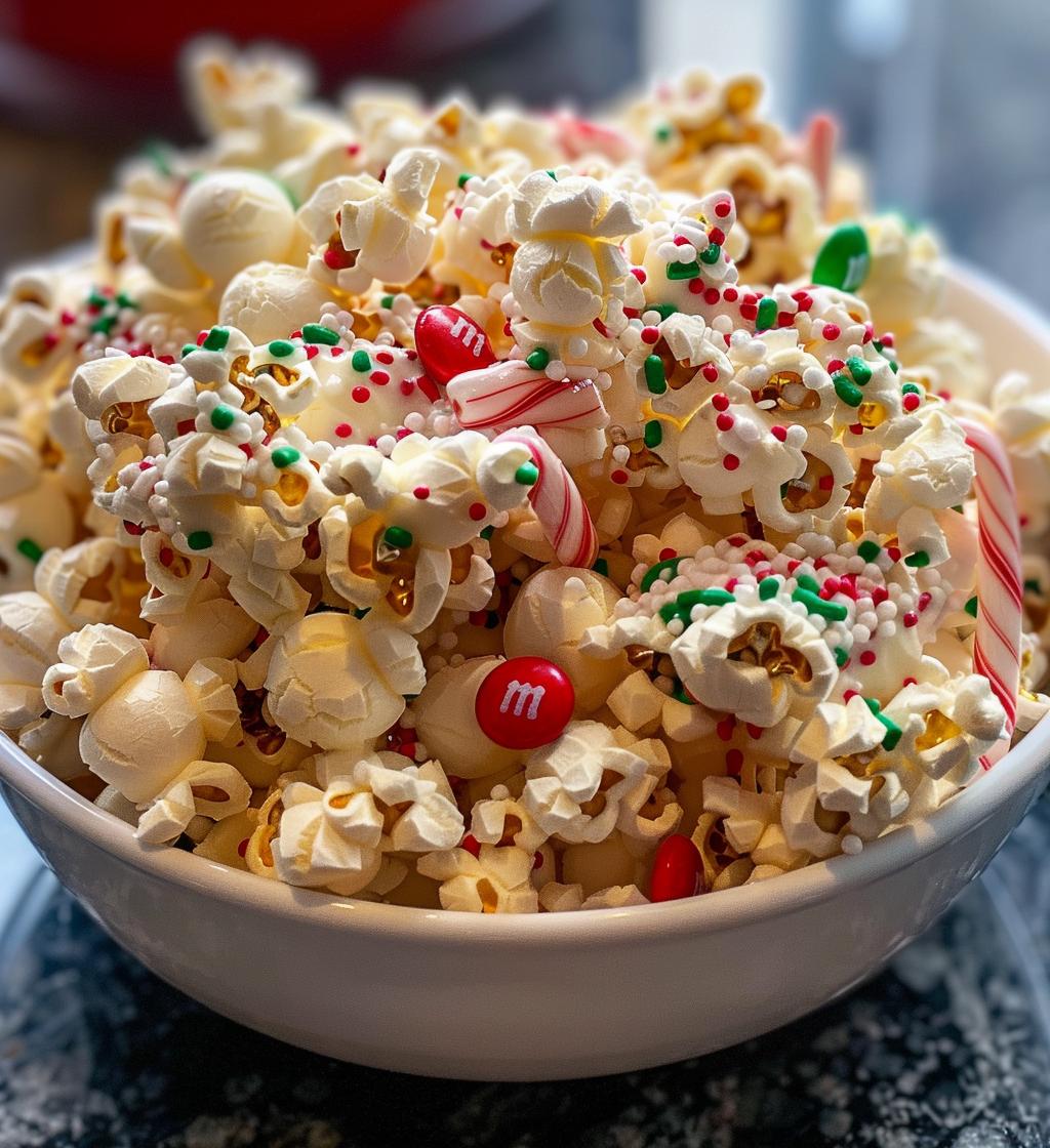Christmas popcorn