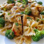 Cowboy Butter Lemon Bowtie Chicken with Broccoli Recipe