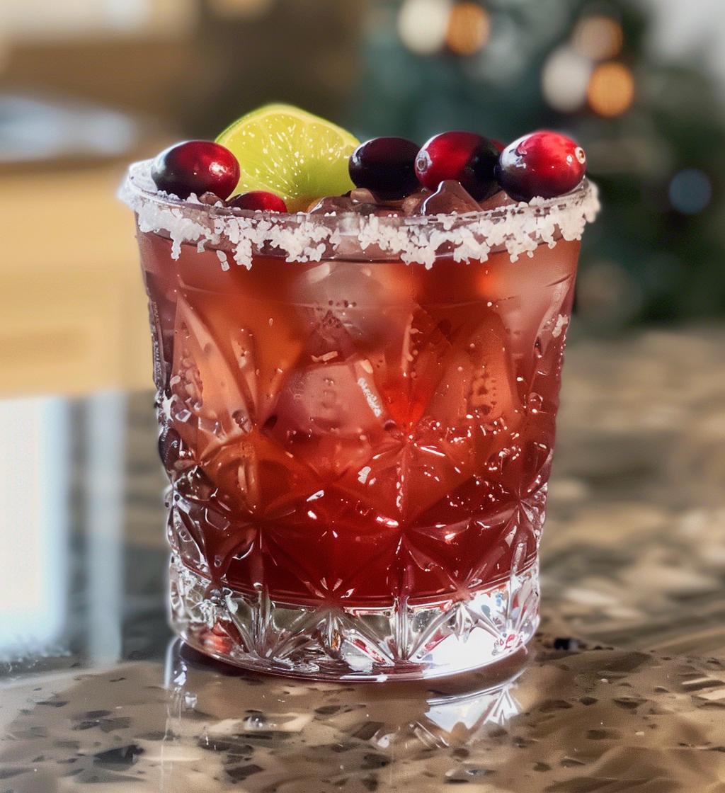 Cranberry margarita - detail 1