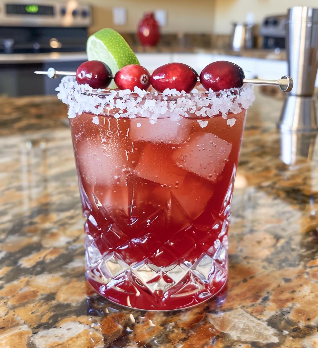 Cranberry margarita