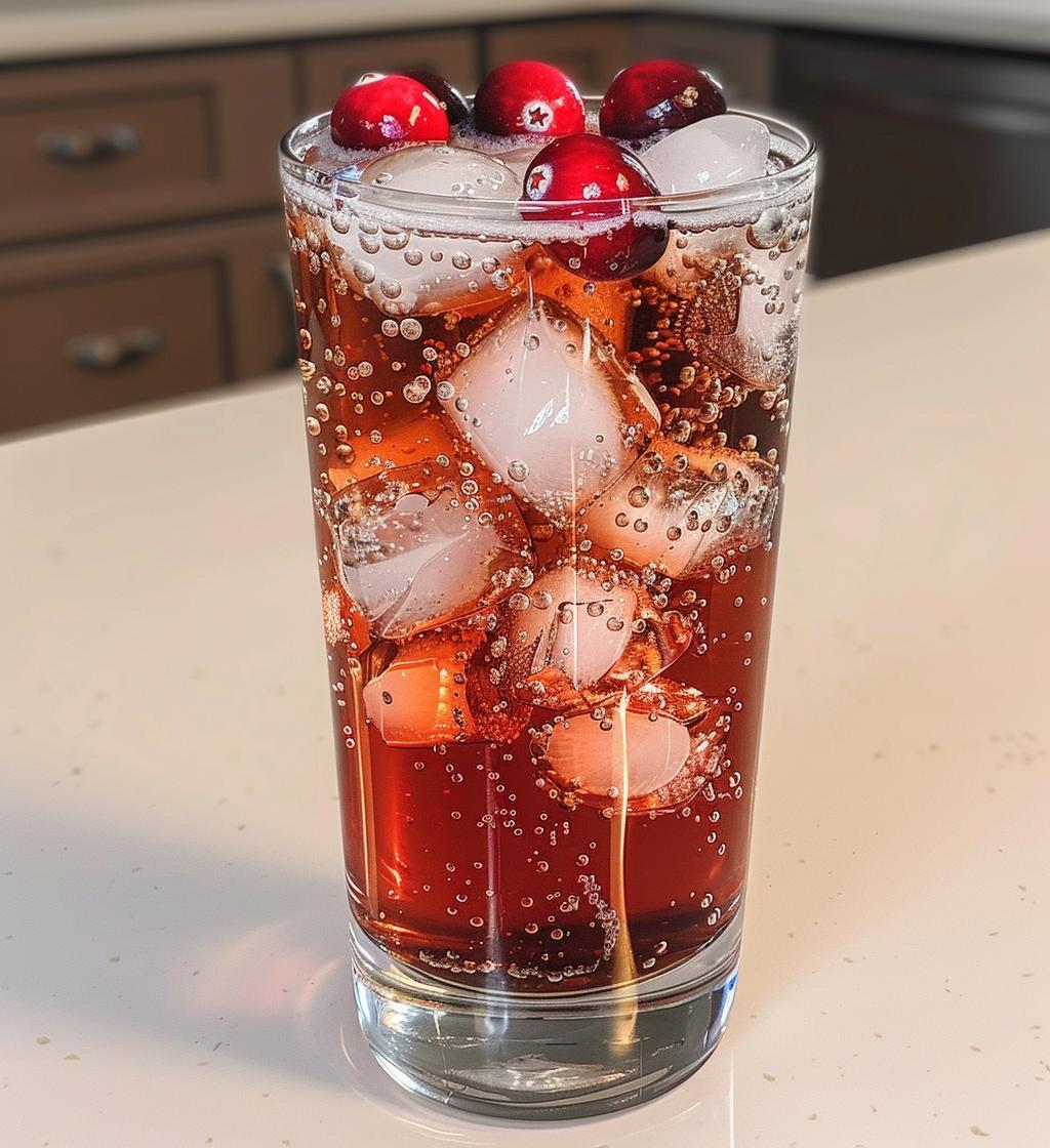 Cranberry spritzer - detail 1