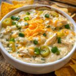 Creamy Banana Pepper Chicken Dip