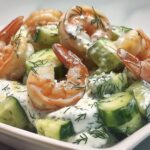 Creamy Cucumber Shrimp Salad