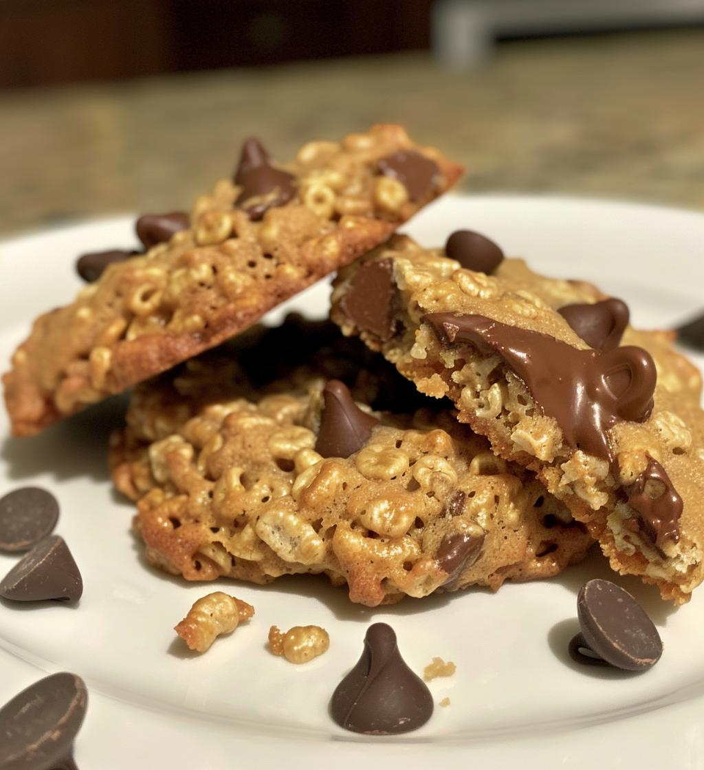 Crunchy Chocolate Chip Rice Krispie Cookies Everyone Will Love