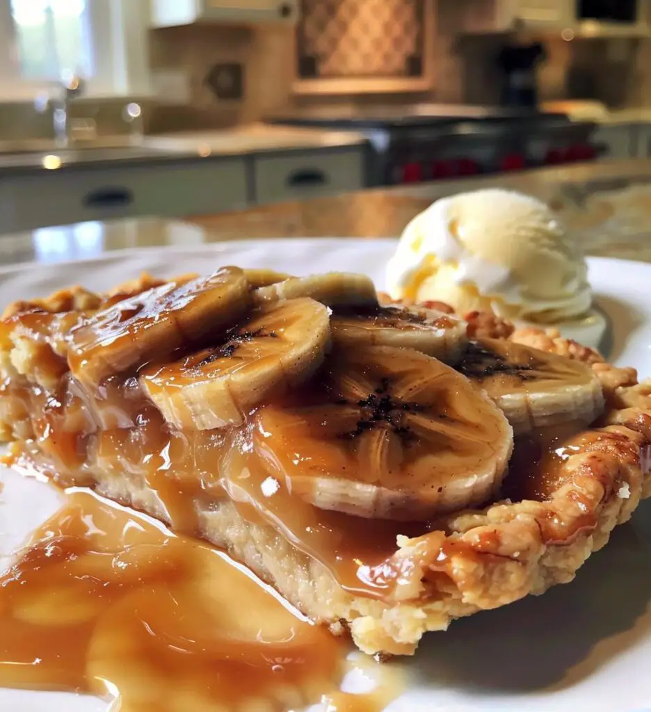 Delightful Bananas Foster Cobbler