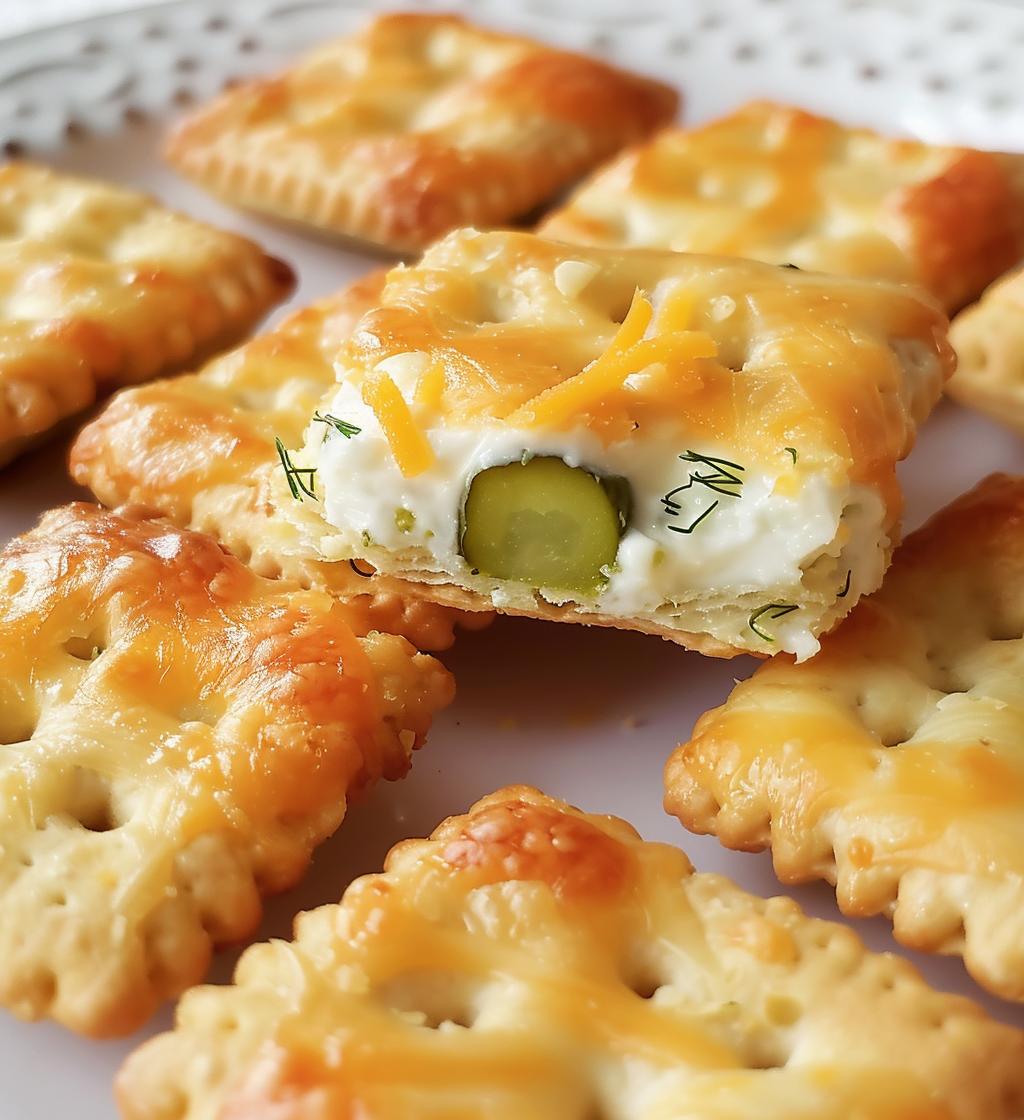 Dill Pickle Cheese Ritz Bites - detail 1