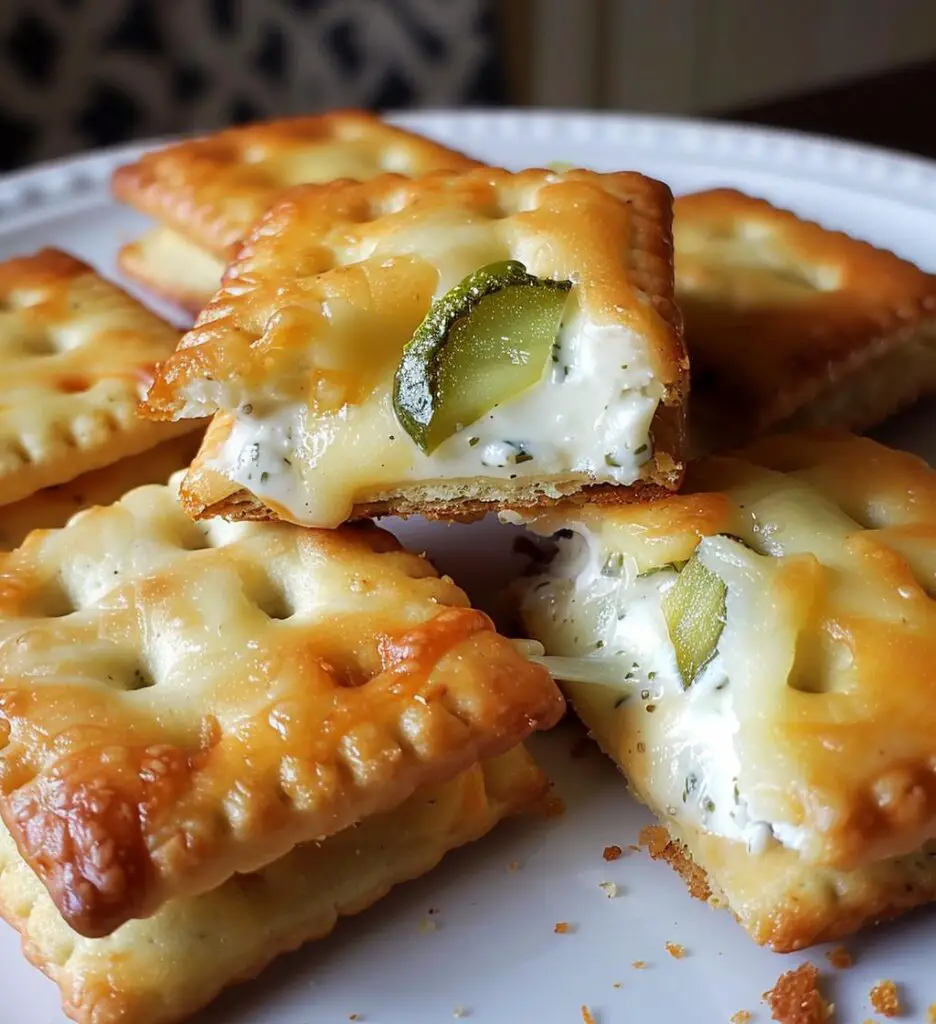Dill Pickle Cheese Ritz Bites
