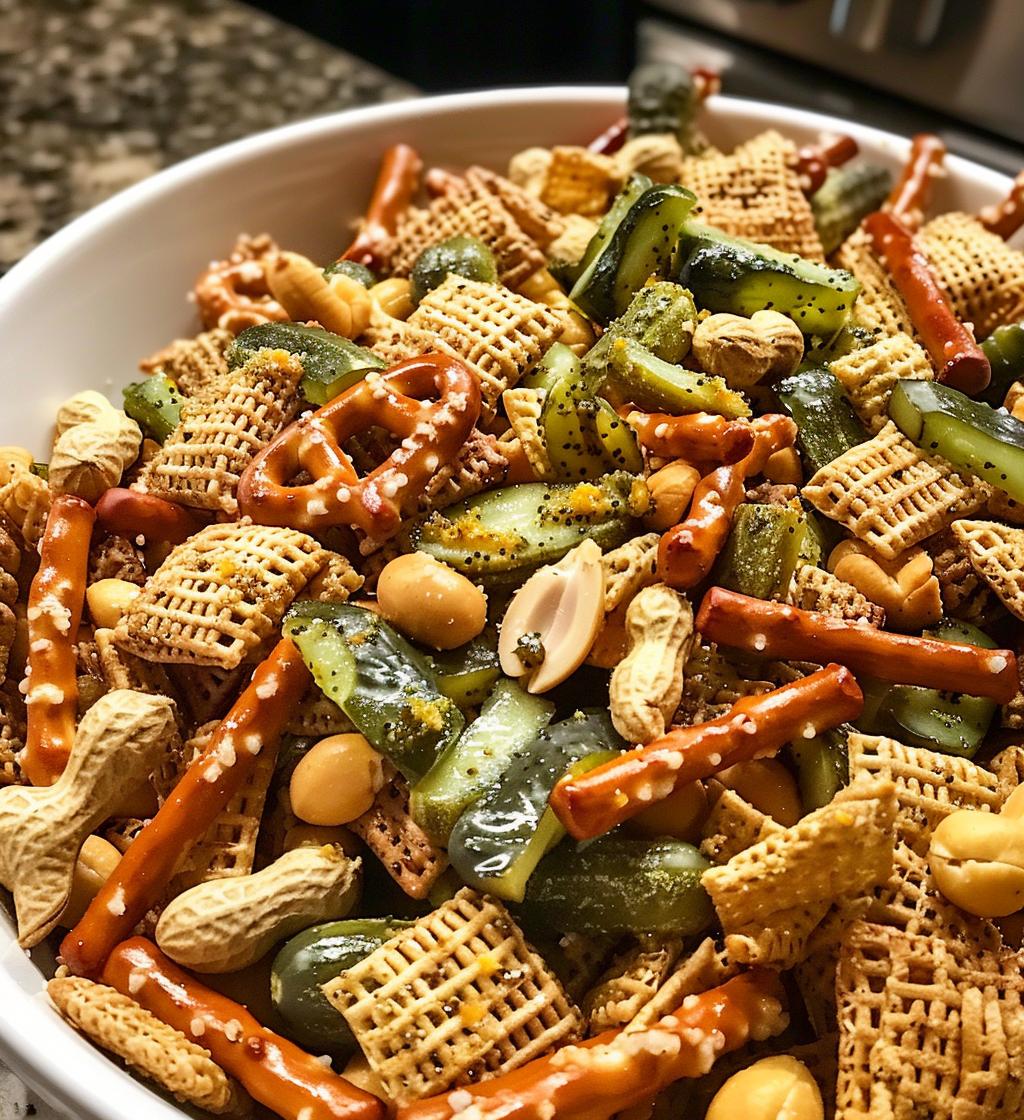 Dill Pickle Chex Mix - detail 1