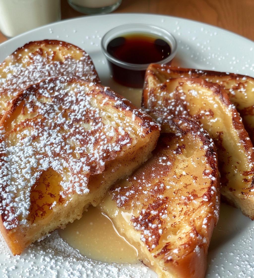 Eggnog French toast - detail 1