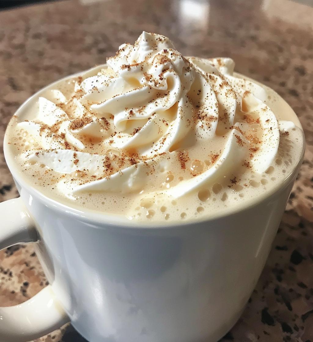 Eggnog latte