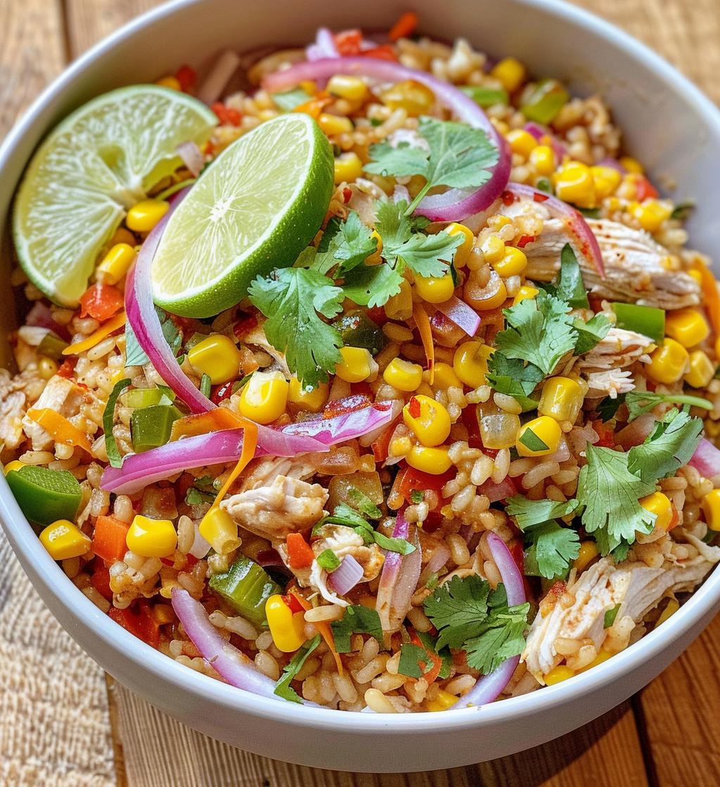 Flavorful Street Corn Chicken Rice Bowl Recipe - detail 1