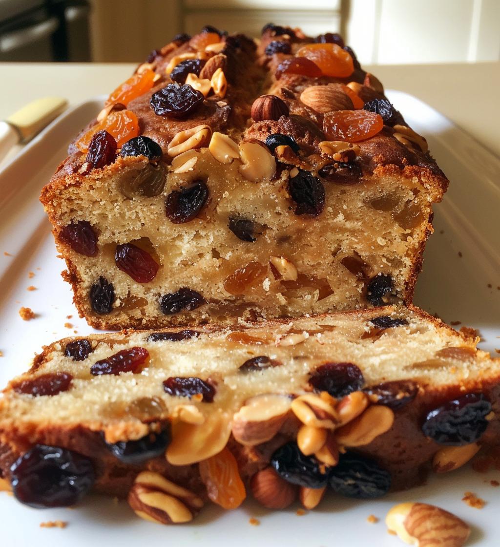 Fruit and nut loaf - detail 1