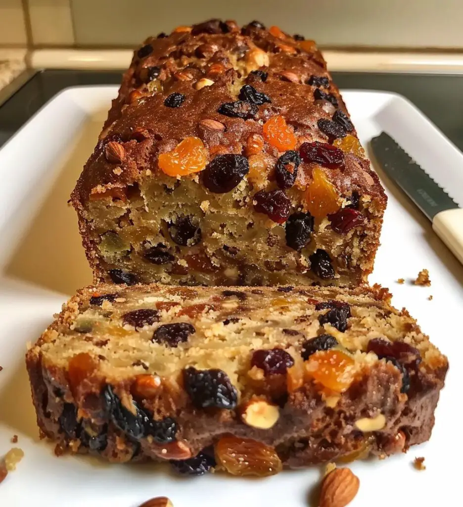 Fruit and nut loaf