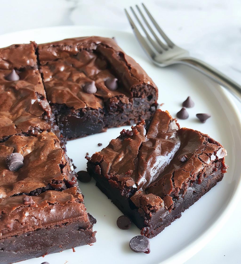 Fudge brownies - detail 1