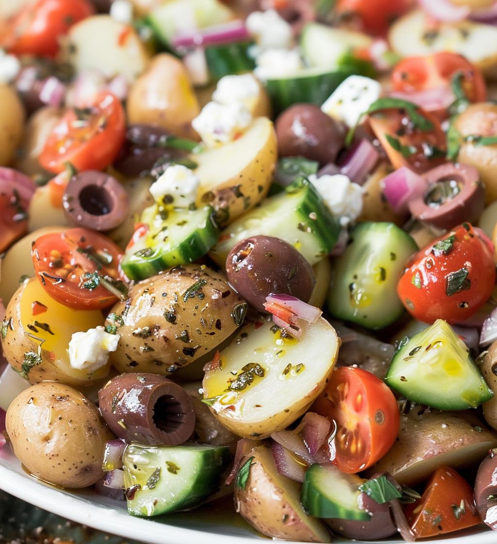 GREEK POTATO SALAD - detail 1
