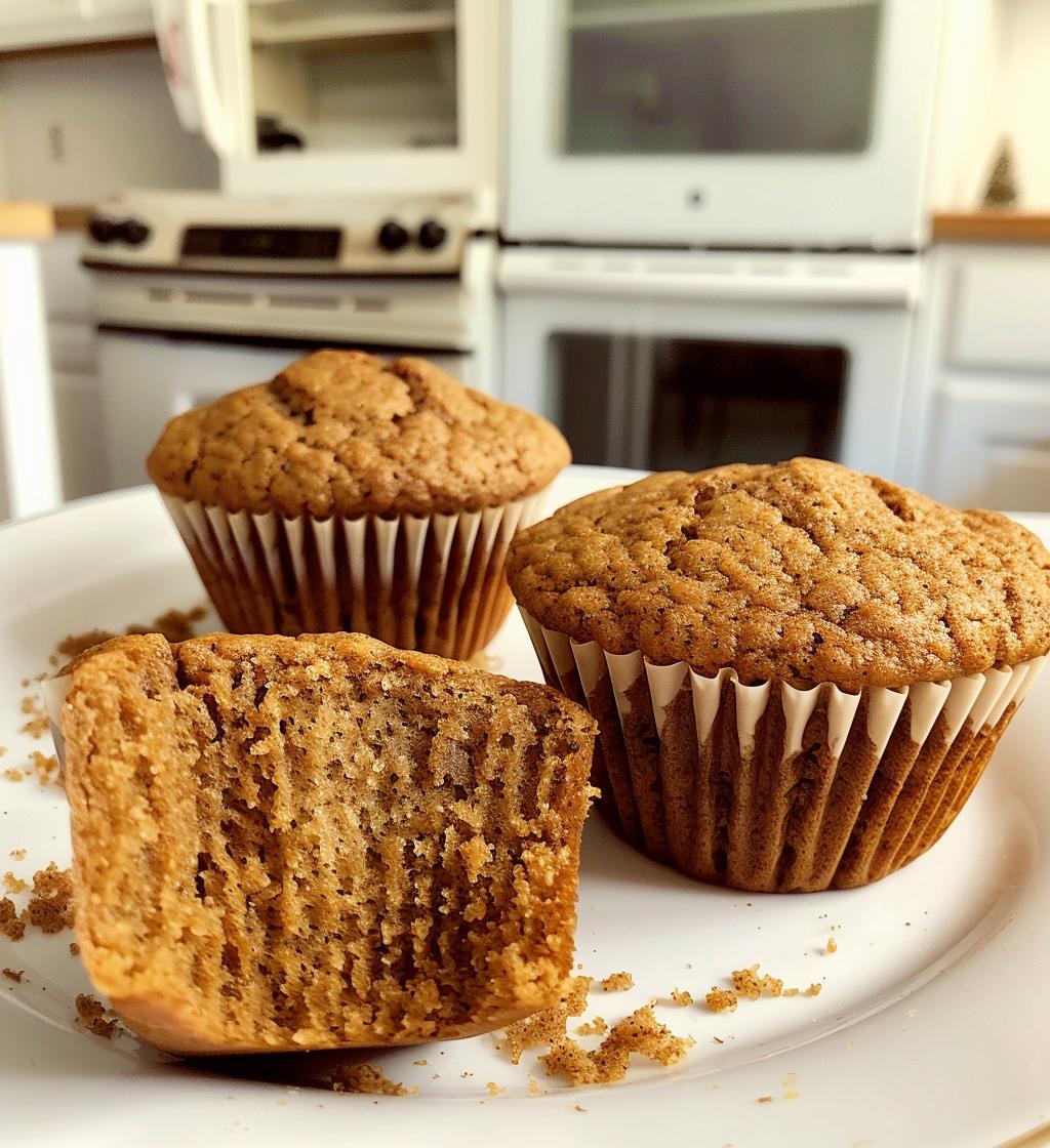 Gingerbread muffins - detail 1