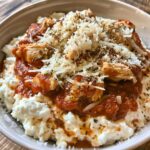High Protein Chicken Parm Cottage Cheese Bowl