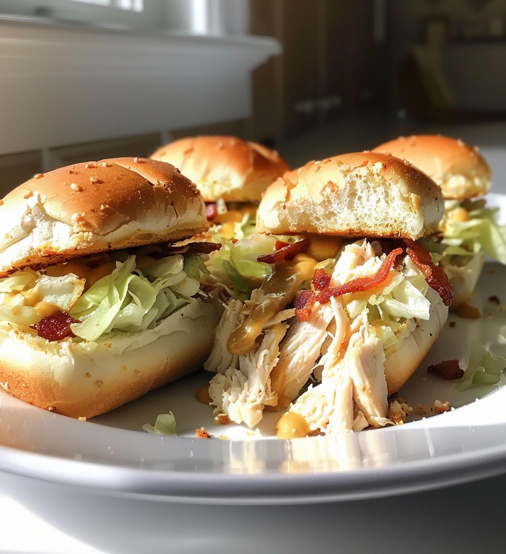 Honey Mustard BLT Chicken Sliders: Mini Delight - detail 1