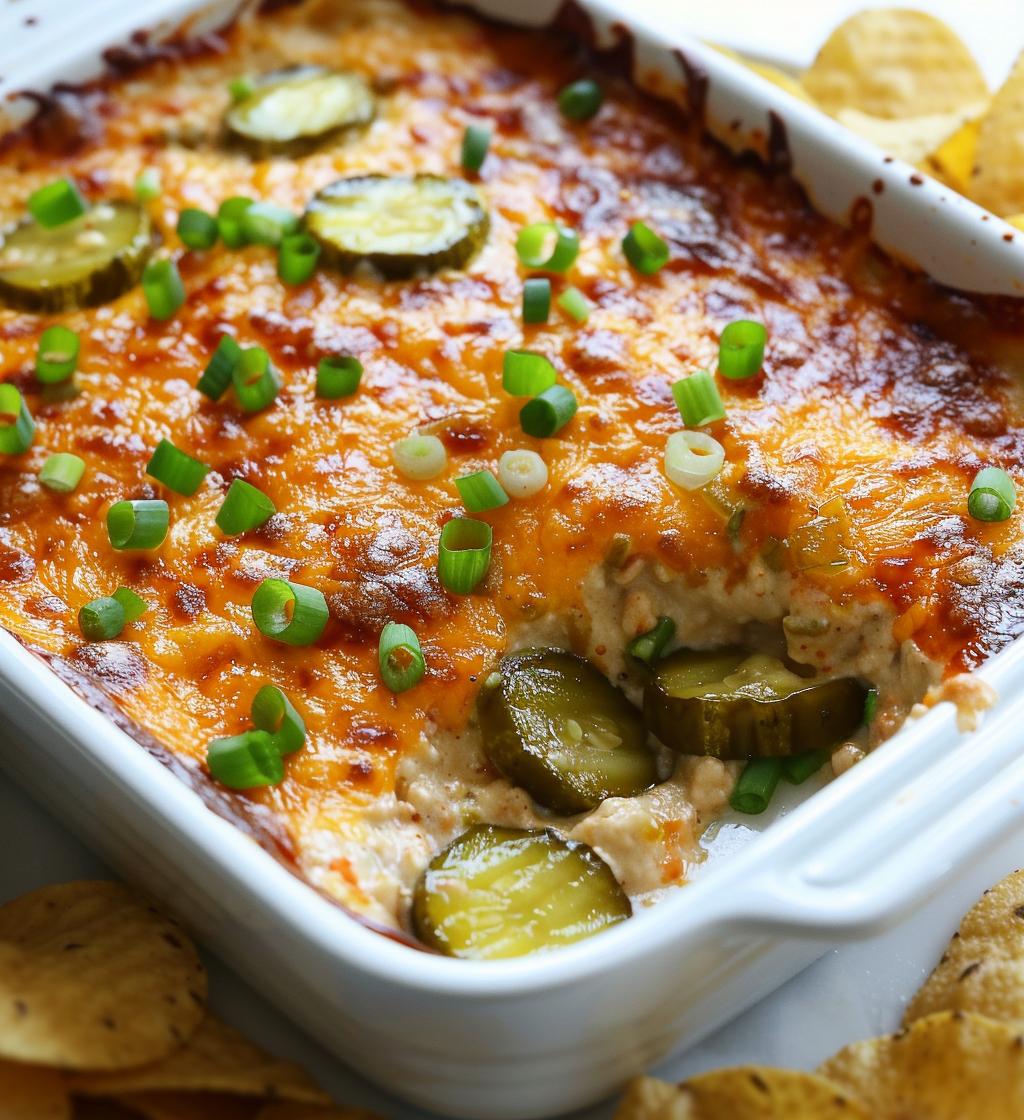 Hot And Cheesy Fried Pickle Dip Recipe - detail 1