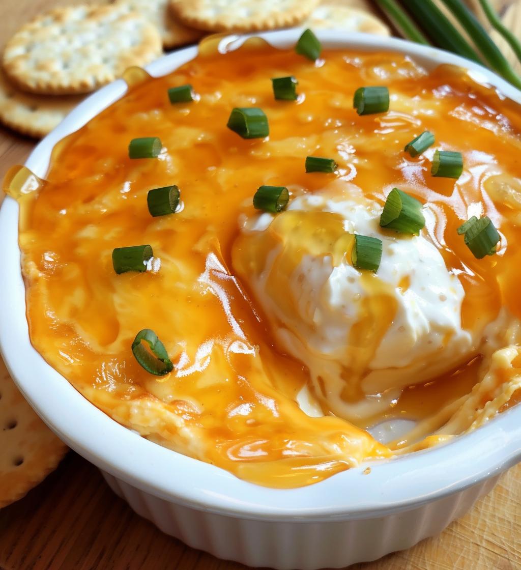 Hot Honey Cream Cheese Dip