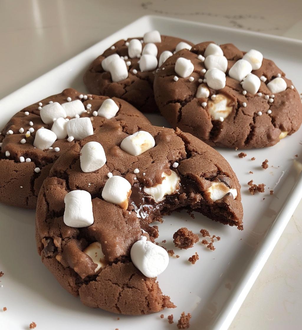 Hot cocoa cookies - detail 1