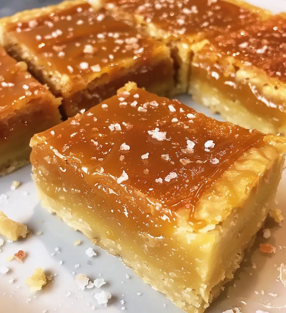 Irresistible Salted Caramel Butter Bars You Must Try!