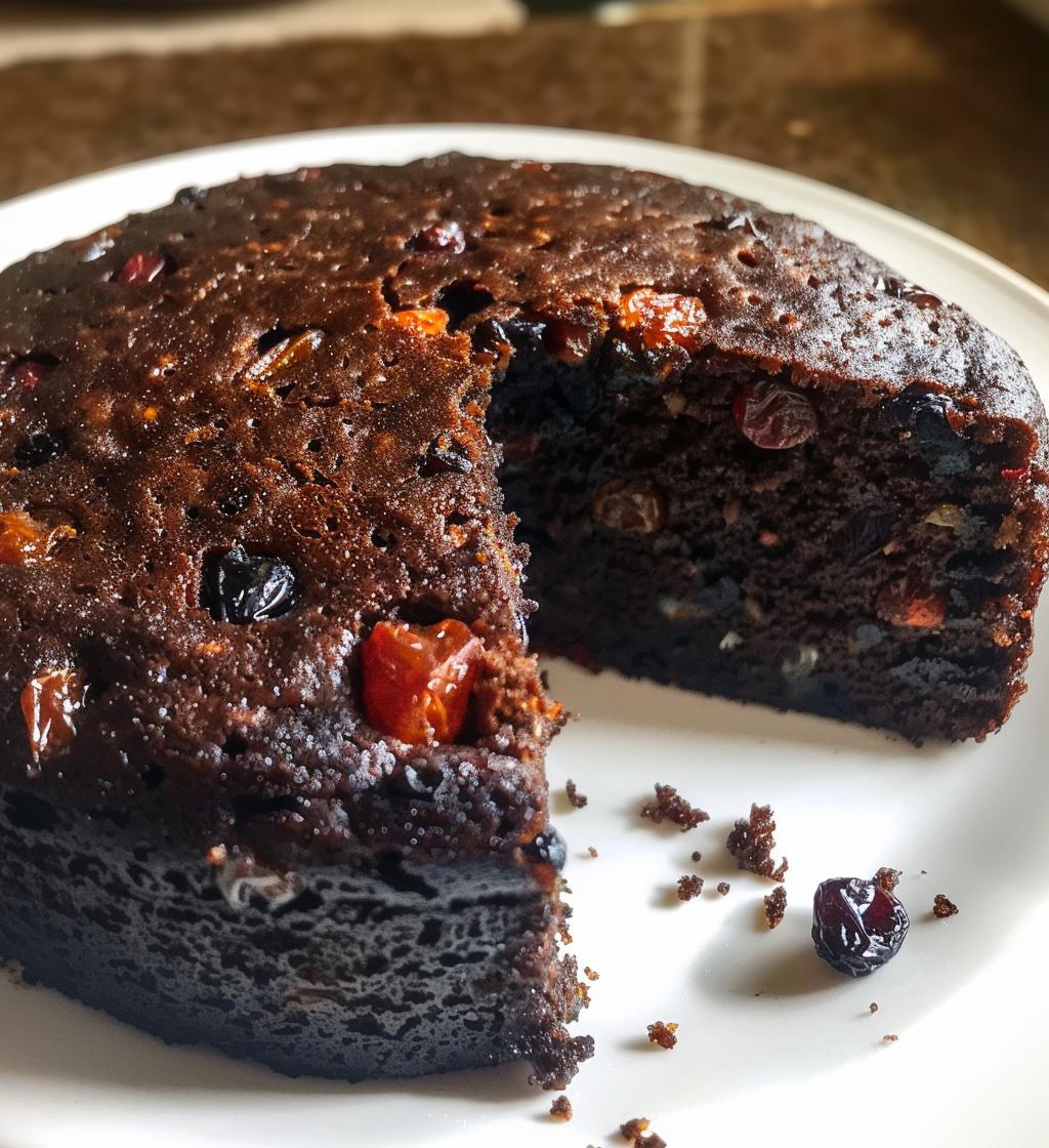 Jamaican black cake - detail 1