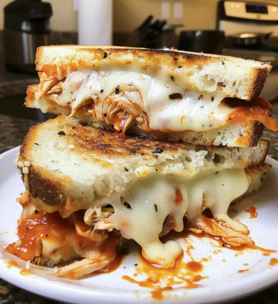 Lazy Chicken Parmesan Grilled Cheese A Cheesy, Crispy Delight