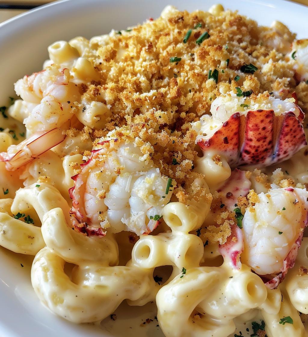 Lobster, Crab, and Shrimp Macaroni and Cheese