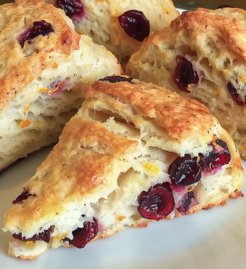 Orange cardamom scones
