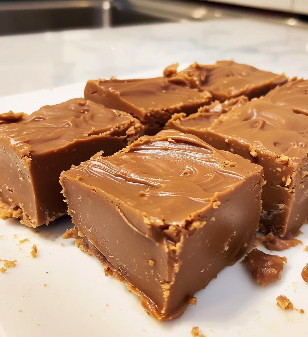 Peanut butter fudge - detail 1