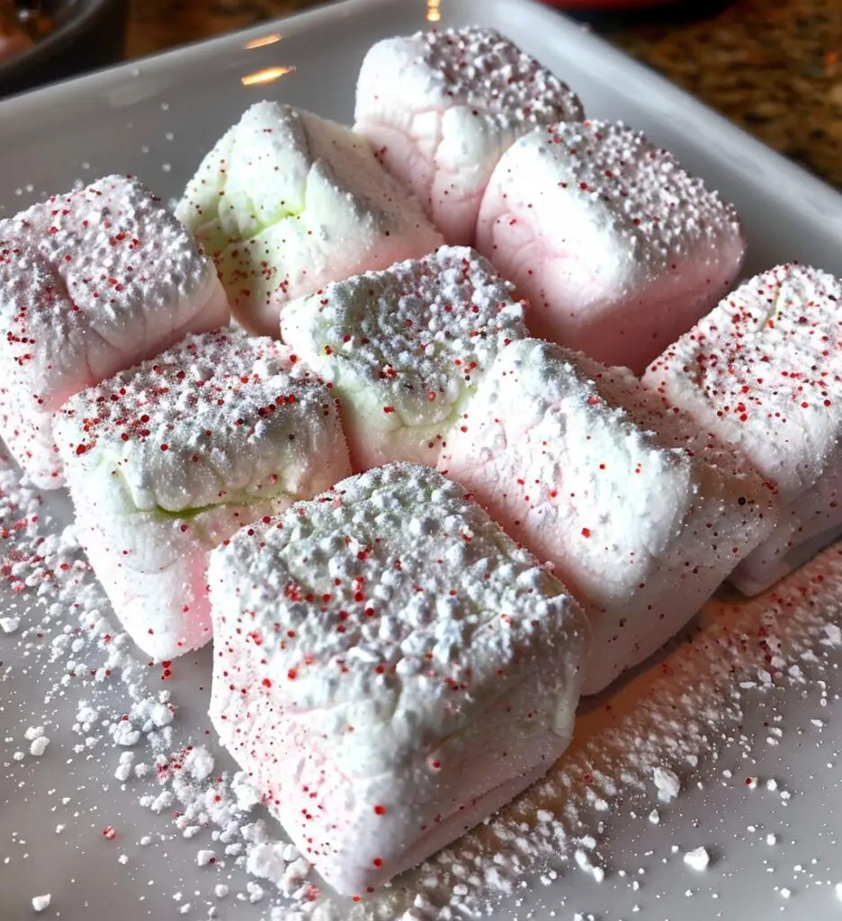 Peppermint marshmallows