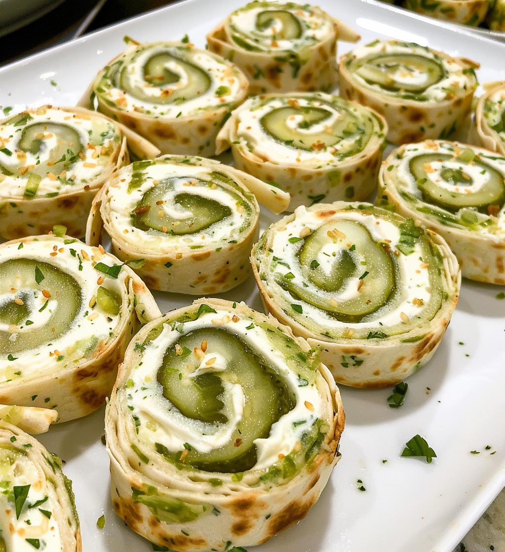 Pickle Dip Pinwheels