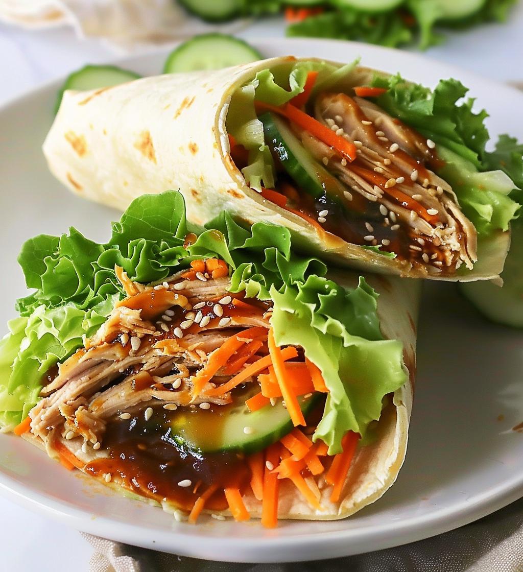 Savory Teriyaki Chicken Wrap Recipe