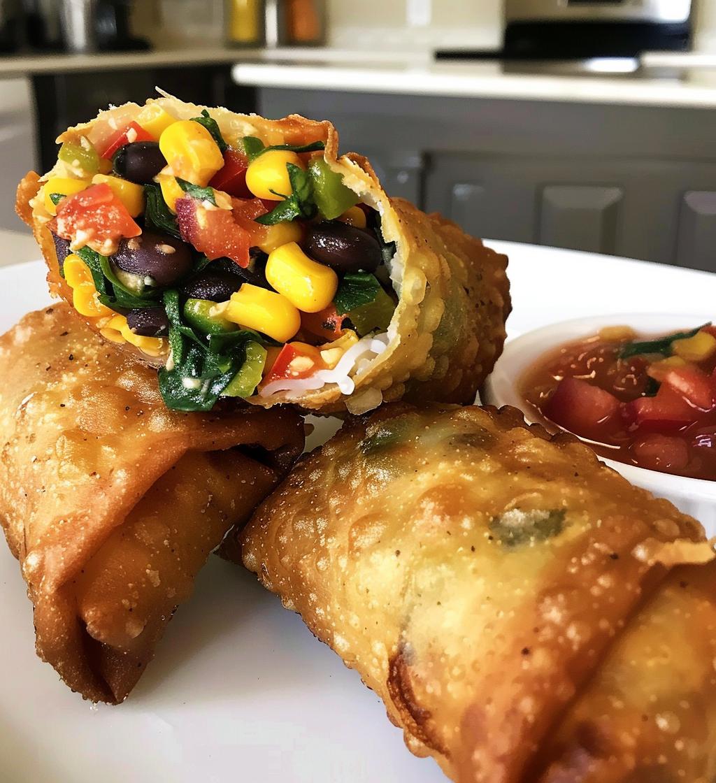 Southwest Egg Rolls - Like Mother Like Daughter