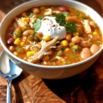 Spicy Cajun Twist on Classic White Chicken Chili