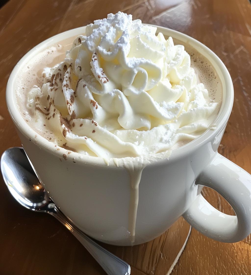 White hot chocolate