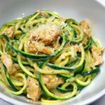 Zucchini Noodle Chicken Alfredo
