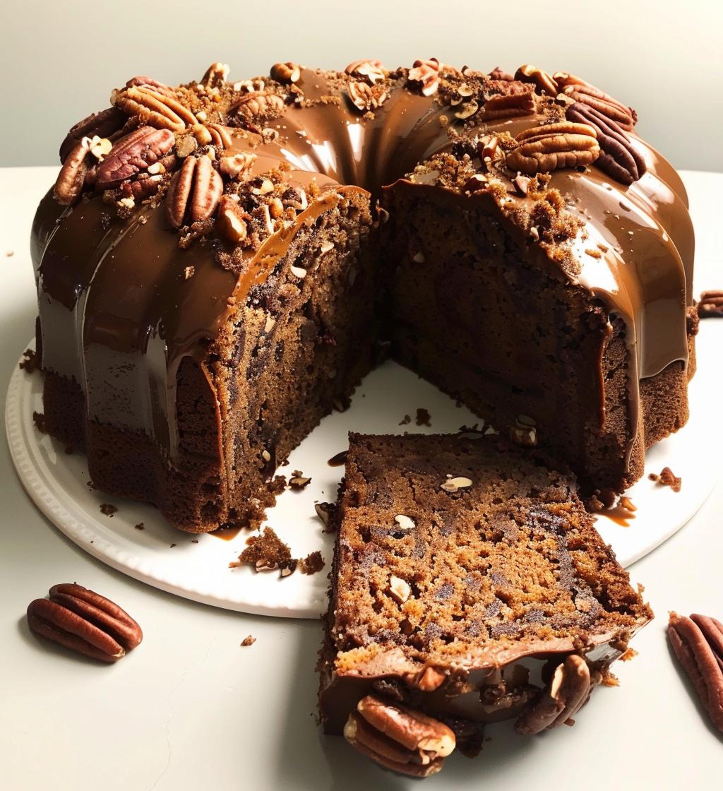 german chocolate pecan pound cake