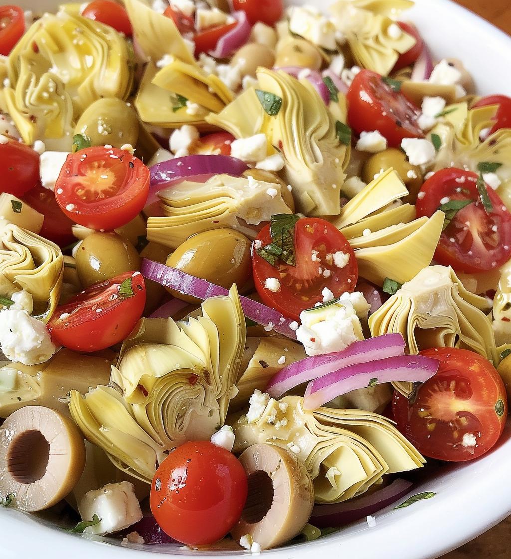 Artichoke Salad - detail 1