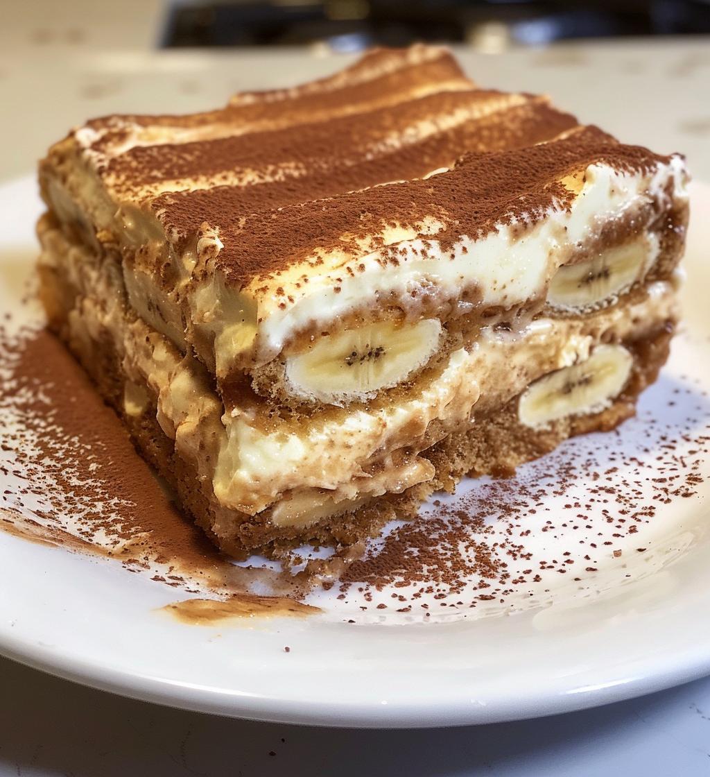 Banana Tiramisu - detail 1