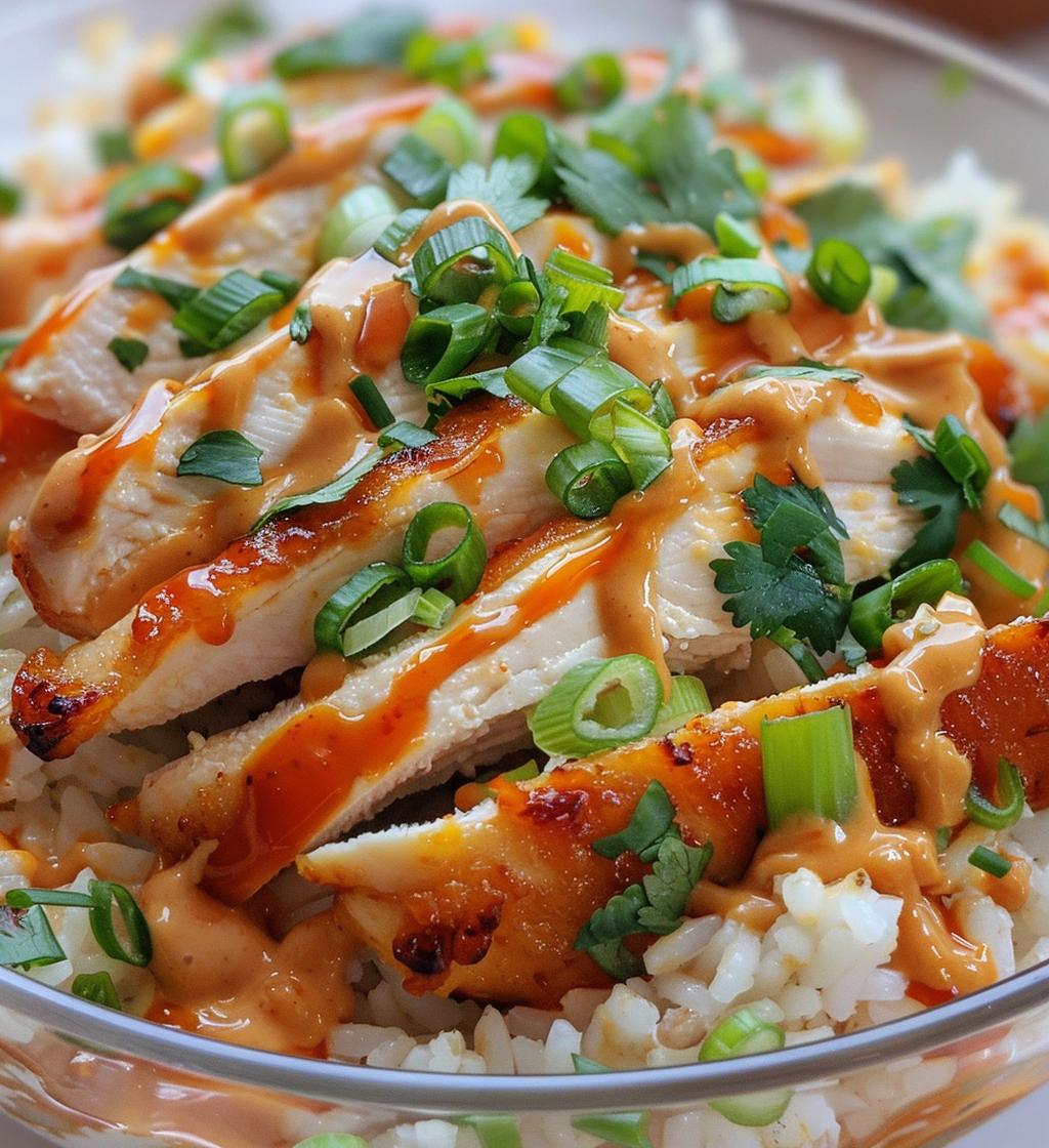 Bang Bang Chicken Rice Bowl - detail 1